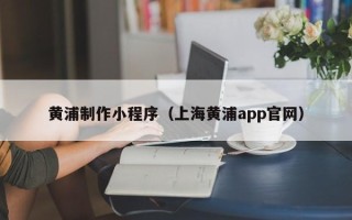 湖南黄浦制作小程序（上海黄浦app官网）