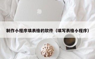 湖南制作小程序填表格的软件（填写表格小程序）