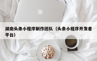 湖南头条小程序制作团队（头条小程序开发者平台）